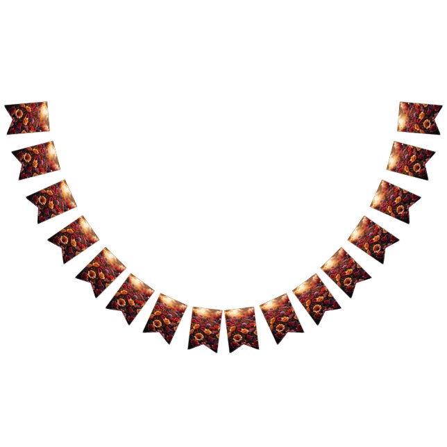 Beautiful Evening Wedding Backdrop Bunting (All)