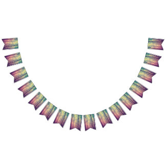 Beautiful Evening Wedding Backdrop Bunting