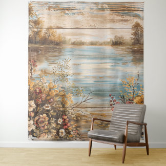 Beautiful Evening Wedding Backdrop Tapestry