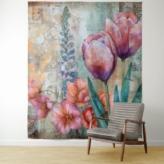 Beautiful Evening Wedding Backdrop Tapestry