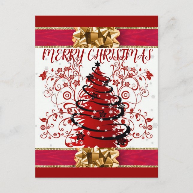 Beautiful Expressions Christmas Holiday Postcard (Front)