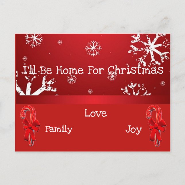 Beautiful Expressions Holiday Postcard (Front)