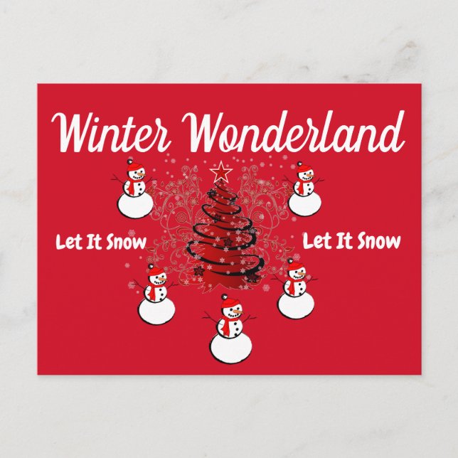 Beautiful Expressions Holiday Postcard (Front)