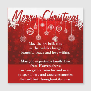 Beautiful Expressions Magnetic Holiday Card