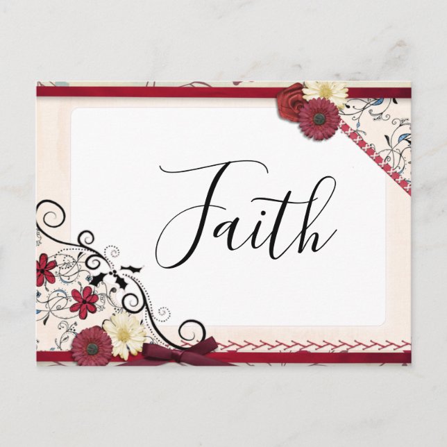 BEAUTIFUL EXPRESSIONS POSTCARD (Front)