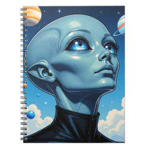 Beautiful Extraterrestrial Alien Being Notebook