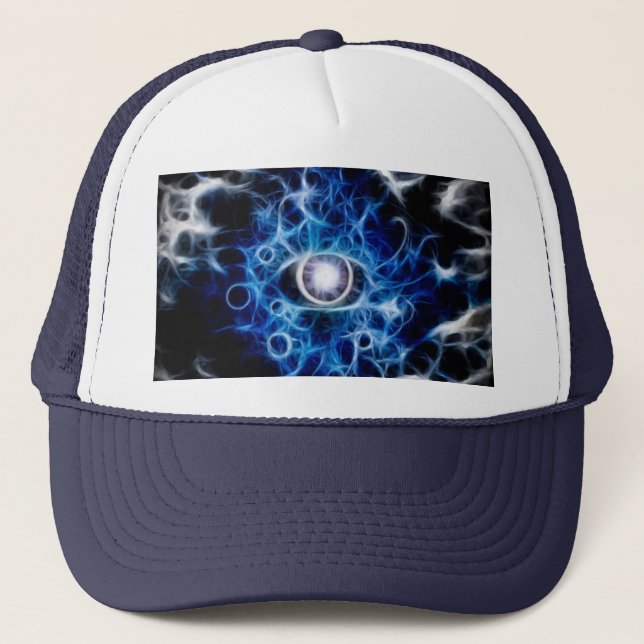 Beautiful Eye Design Trucker Hat (Front)