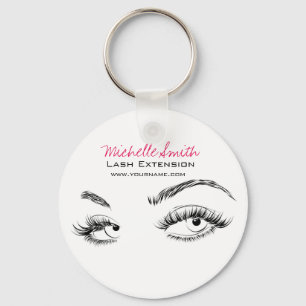 Beautiful eyes Long lashes Lash Extension Key Ring