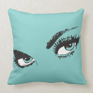 Beautiful Eyes Throw Pillow