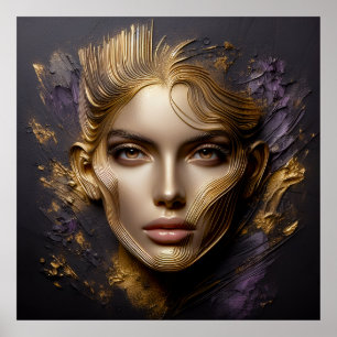 Beautiful Face - AI Rules Poster