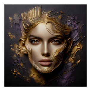 Beautiful Face - AI Rules Poster