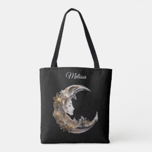 Beautiful Face in the Moon Tote Bag