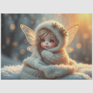 Beautiful Fairy and Baby Fantasy Art Tissue Paper