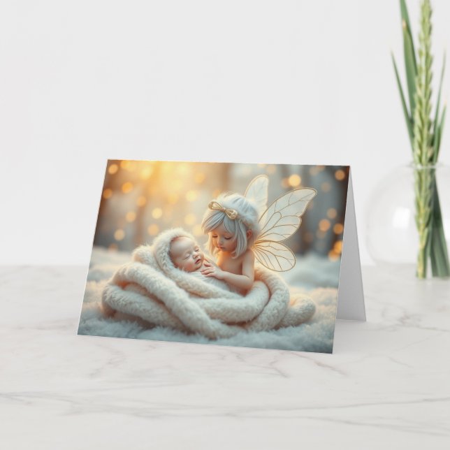 Beautiful Fairy Baby Cards (Front)