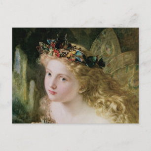 Beautiful Fairy Butterflies by Sophie Anderson Postcard