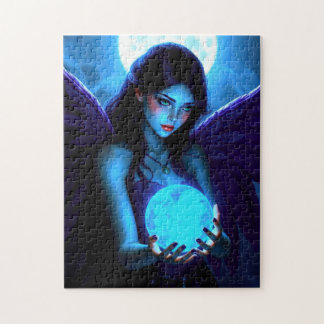 Beautiful Fairy Holds Magical Glowing Orb Jigsaw Puzzle