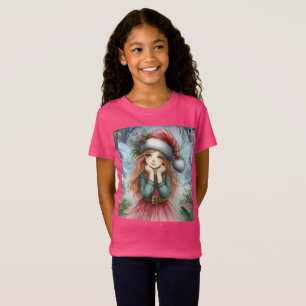 Beautiful Fairy Merry Christmas T-Shirt