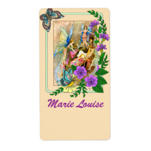 Beautiful Fairy Motif Nameplates /Bookplates