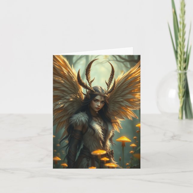 Beautiful Fairy Portrait Card (Front)