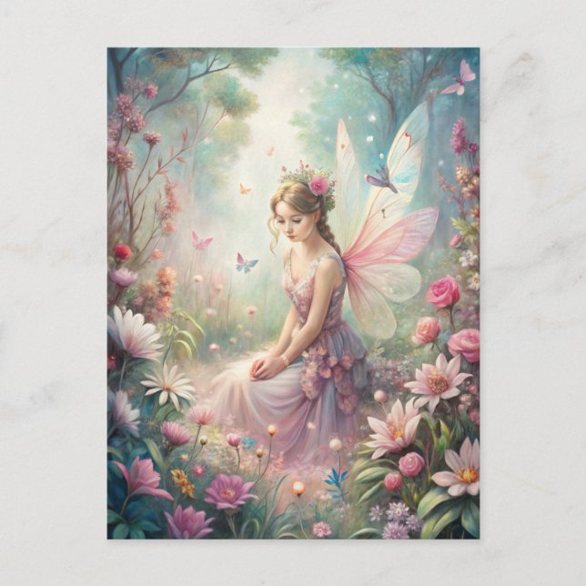 Beautiful Fairy Postcard (Front)