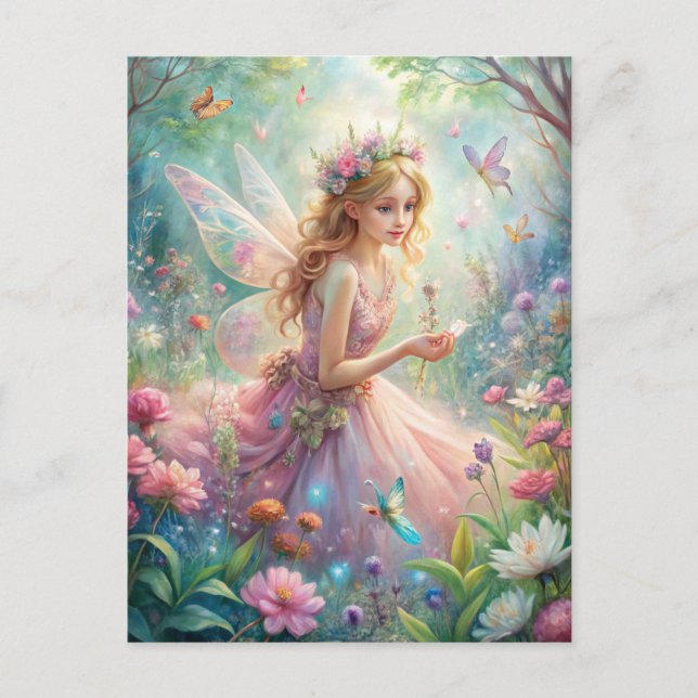 Beautiful Fairy Postcard (Front)