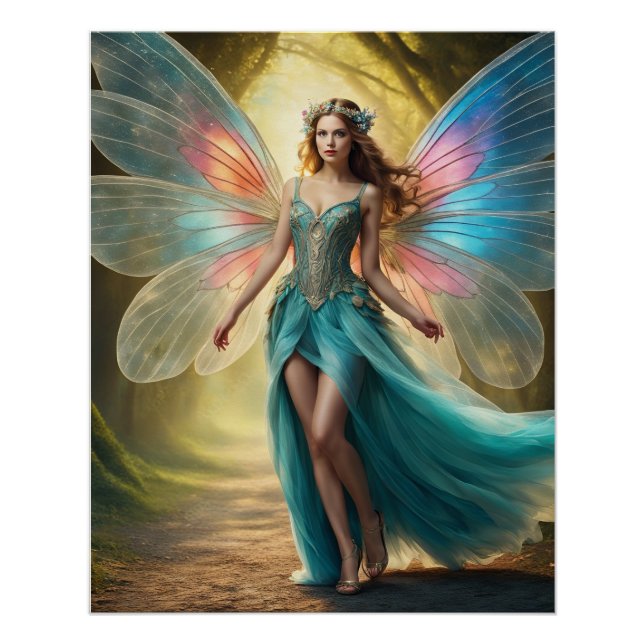 Beautiful fairy Poster print  (Front)