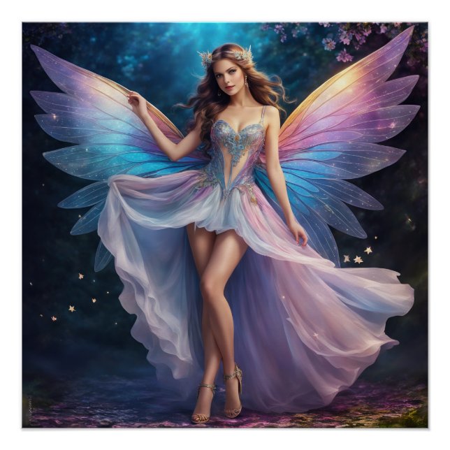 Beautiful fairy Poster print  (Front)