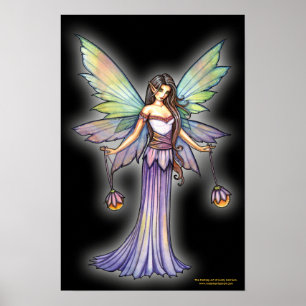 Beautiful Fairy Poster, Print by Molly Harrison