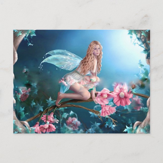 Beautiful Fairy Princess Postcard (Front)