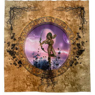 Beautiful fairy shower curtain