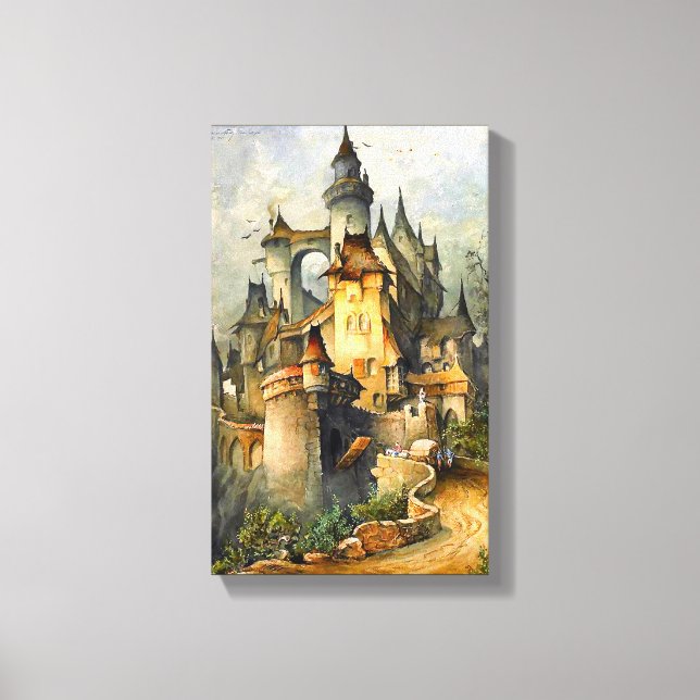 Beautiful Fairy Tale Castle by Hanns Bolz Wrapped Canvas Print (Front)