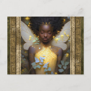 Beautiful Fairy Woman Fantasy Art Postcard