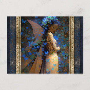 Beautiful Fairy Woman Fantasy Art Postcard