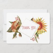 Beautiful Fall Flowers, Thank You