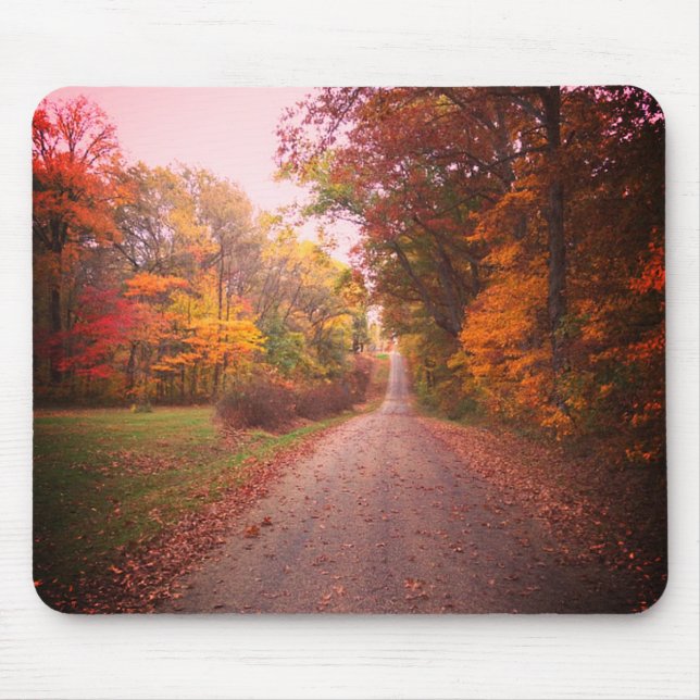 Beautiful Fall In The Country Mouse Pad (Front)