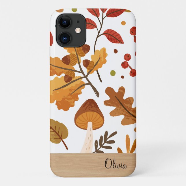 beautiful fall themed iphone case (Back)