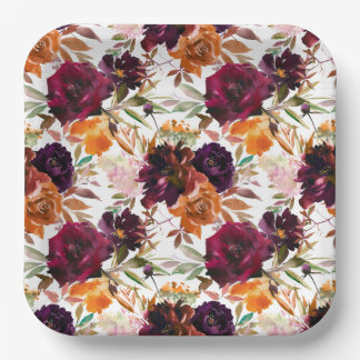 Beautiful Fall Themed Party Plate