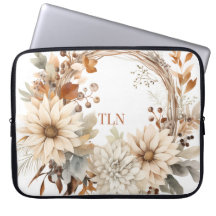 Beautiful Fall Wreath with Initials