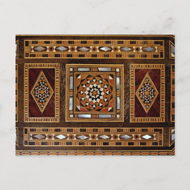 Beautiful Famous mother-of-pearl inlay work, Damas Postcard (Front)