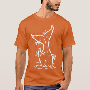 Beautiful Fantastical Whale Tail Diving in the Sea T-Shirt