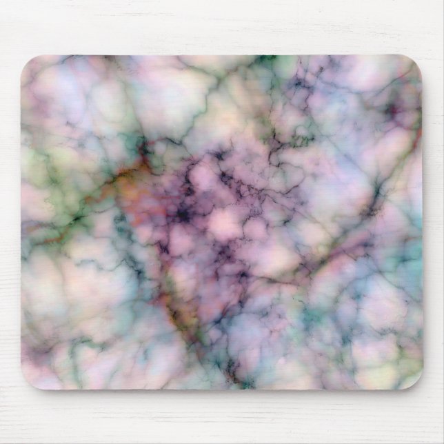 Beautiful Fantasy Coloured Marble Abstract Designs Mouse Mat (Front)