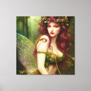 Beautiful Fantasy Fairy Princess Canvas Print