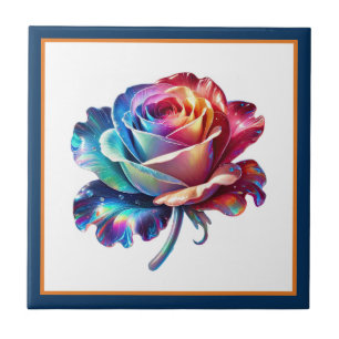Beautiful Fantasy rose lovers  Tile