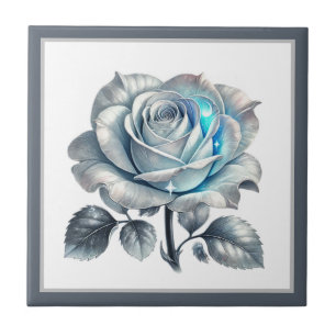 Beautiful Fantasy rose lovers Tile