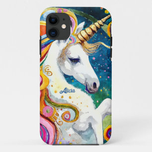 Beautiful Fantasy Unicorn iPhone 11 Case