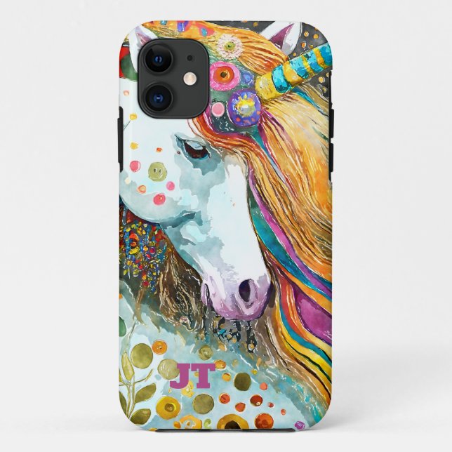 Beautiful Fantasy Unicorn Case-Mate iPhone Case (Back)