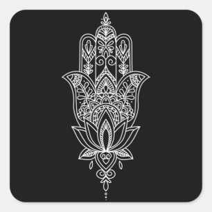 💝🕉Beautiful Fatimas hand Square Sticker