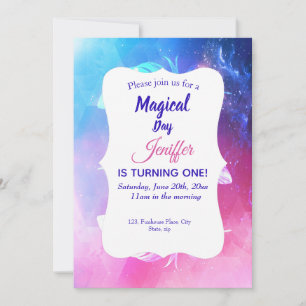 Beautiful Feathers in Space.                       Invitation