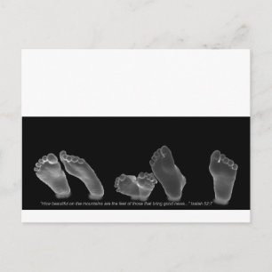 Beautiful Feet Postcard