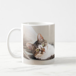 Beautiful Feline Friend Cat Lovers' Photo Mug